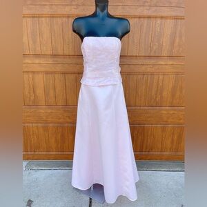 Gunne Sax Jessica McClintock Size 9/10 Prom Dress Pastel Pink Sequin Glinda